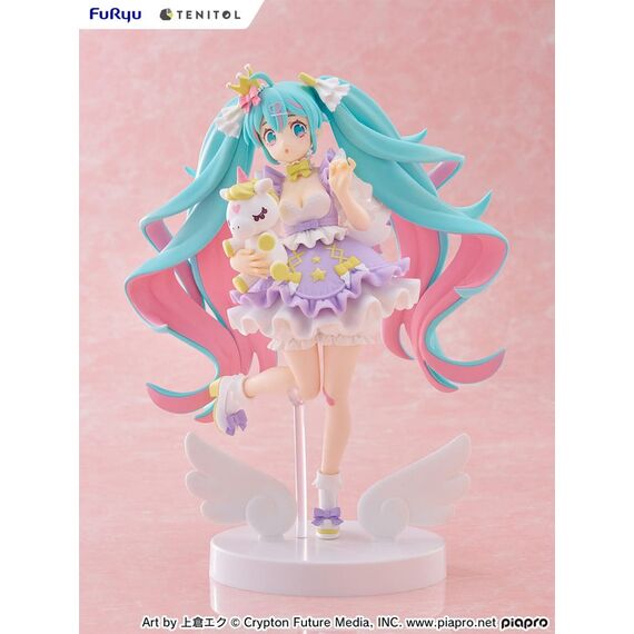 HATSUNE MIKU - Yumekawa Lavender - Statue Tenitol 21cm