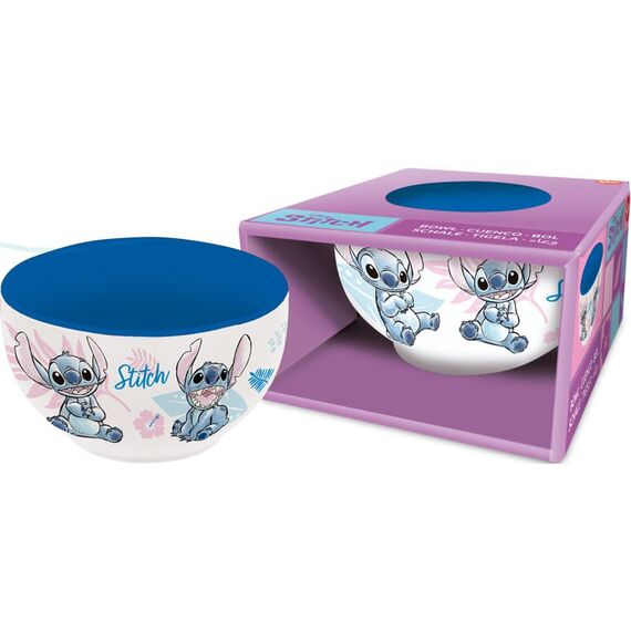 STITCH - Watercolor Blue - Ceramic Bowl in Gift Box - 600ml