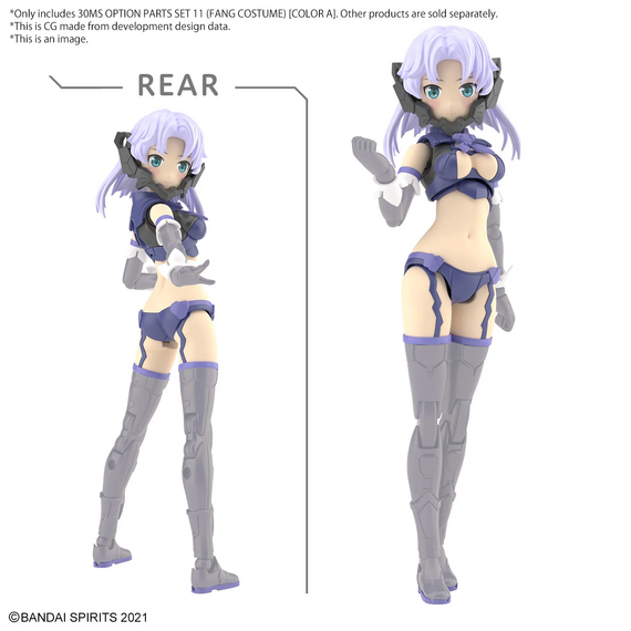 30MS - Option Parts Set 11 (Fang Costume) Color A - Model Kit