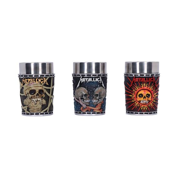 METALLICA - Pushead Art - Set of 3 Shot Glasses 8.5cm