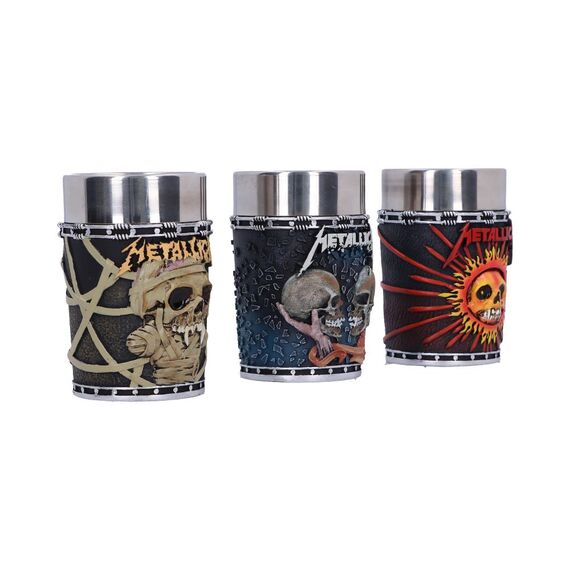 METALLICA - Pushead Art - Set of 3 Shot Glasses 8.5cm