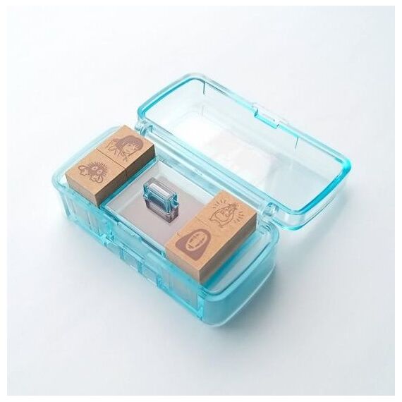 SPIRITED AWAY - Chihiro in the train - Blue stamps set