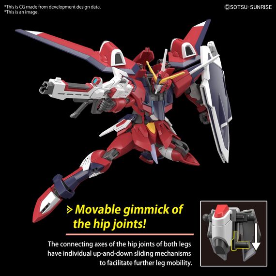 GUNDAM - HG 1/144 Immortal Justice Gundam - Model Kit