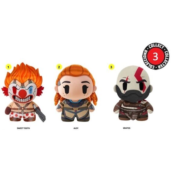 PLAYSTATION - Assort. 6 Peluche All Stars Edition DZNR 17.5cm