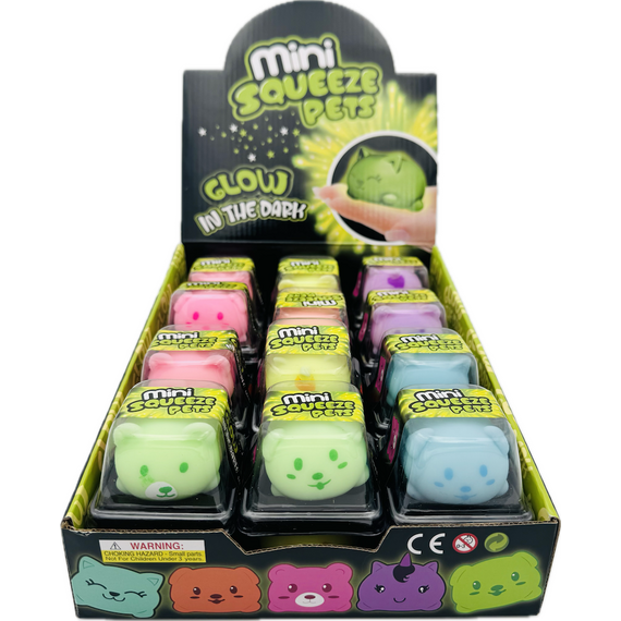 KAWAII - Pets - 'Queasy Squeezies' Phosphorescent Mini Stress Ball