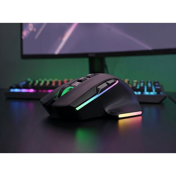Mars Gaming MMWVECTOR mouse Right-hand RF Wireless + Bluetooth + USB Type-A Optical 12000 DPI