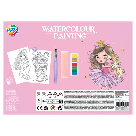 Moxy - Watercolour Painting Set - Girl /