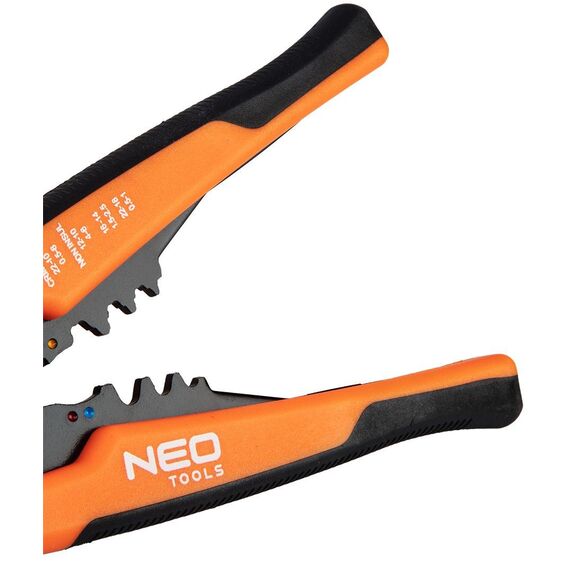 NEO TOOLS automatic wire stripper 205 mm, front type + 230 connectors