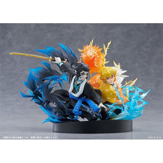 Demon Slayer: Kimetsu no Yaiba PVC Statue Zenitsu Agatsuma & Kaigaku 15 cm