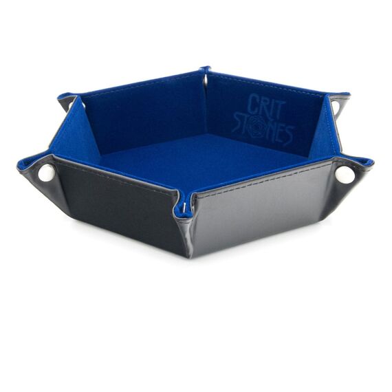 CritStones Folding Dice Tray Blue