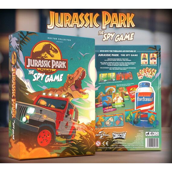 Jurassic Park Hidden Role Game The Spy Game *English Version*