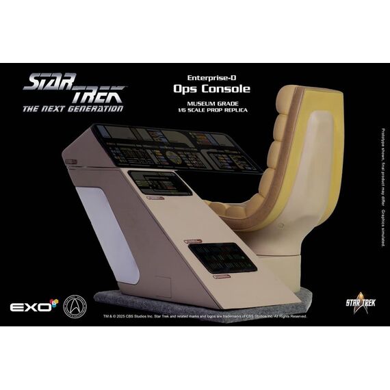 Star Trek: The Next Generation Replica 1/6 Enterprise-D Bridge OPS Console