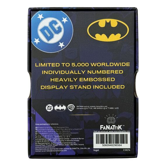 DC Comics Ingot Batman Armour Limited Edition