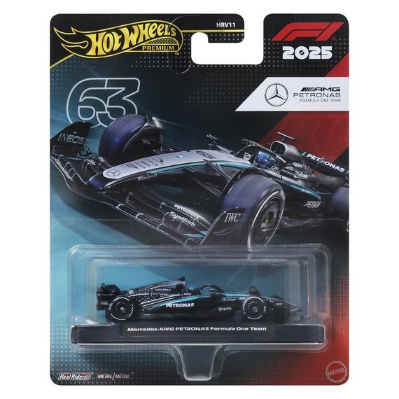 Formula 1 Hot Wheels Premium Die-Cast Vehicle 1:64 Team Mercedes Benz: Driver 1