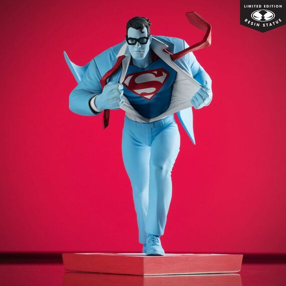 DC Direct Statue 1/10 Superman Red and Blue: Superman by Clayton Henry Limited Edition 16 cm