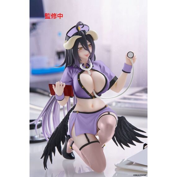 Overlord PVC Figure Desktop Cute Albedo (Nurse Ver.) Renewal 13 cm