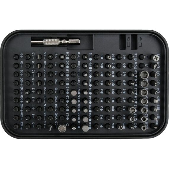 YATO YT-25761 Precision Screwdriver Bit Set, 130 Pieces