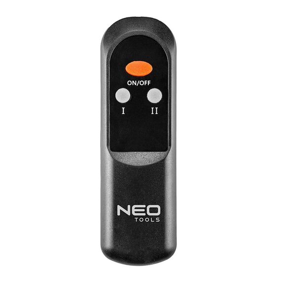 Infrared Heater NEO TOOLS 2000 W, IP55, Golden Halogen Lamp, Remote Control, 2 Heat Settings
