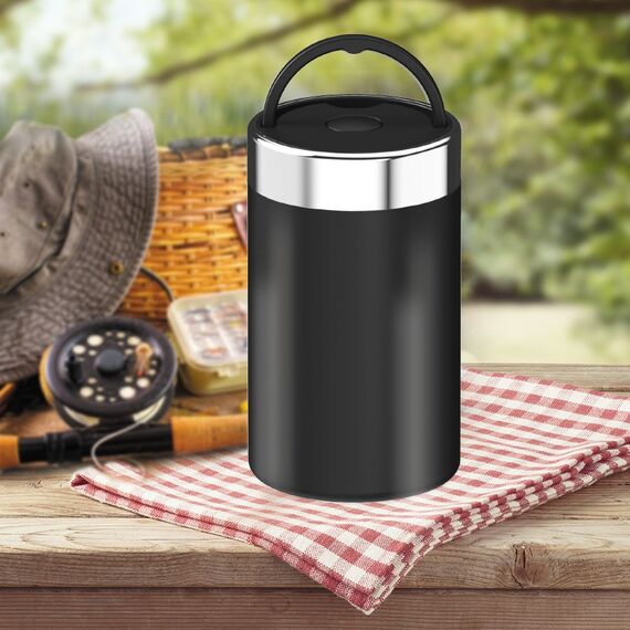 Dinner thermos MAESTRO MR-1649-75-BLACK 750 ml