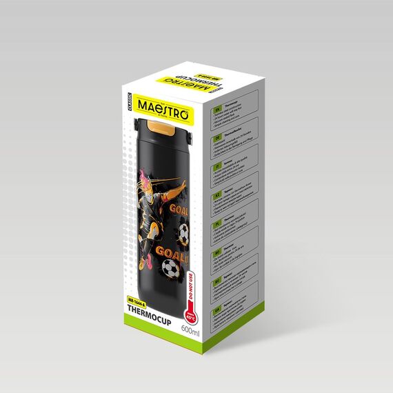 Thermocup for kids MAESTRO MR-1644-A-NEW FOOTBALL 600 ml