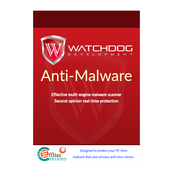 Watchdog Anti-Malware 1 PC, 1 Year, ESD | Techbox
