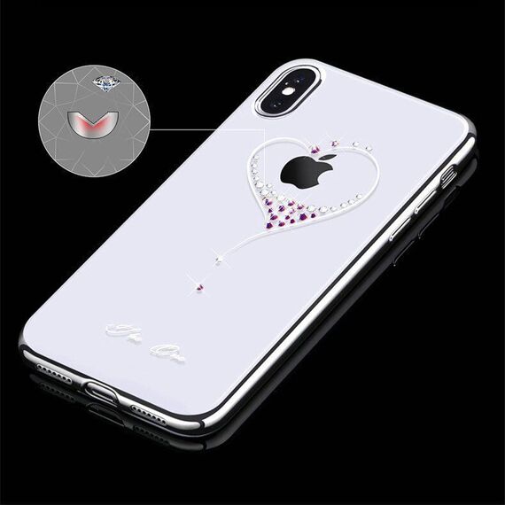 Kingxbar Wish Series case decorated with original Swarovski crystals iPhone 11 Pro black | Techbox