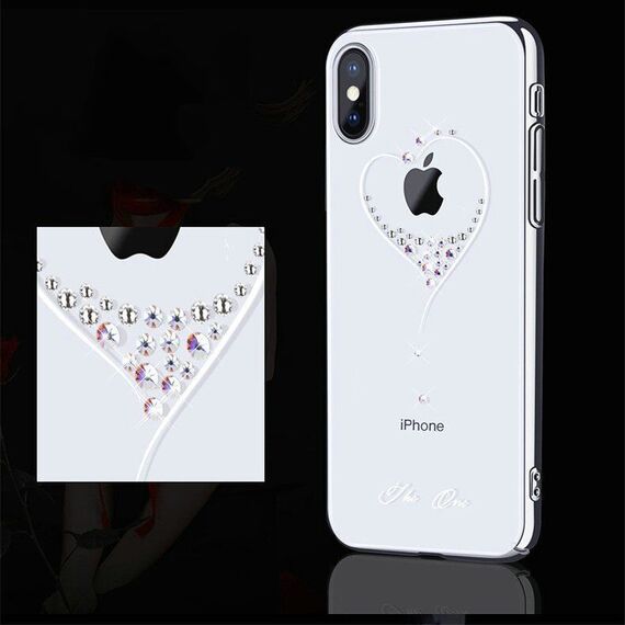 Kingxbar Wish Series case decorated with original Swarovski crystals iPhone 11 Pro black | Techbox