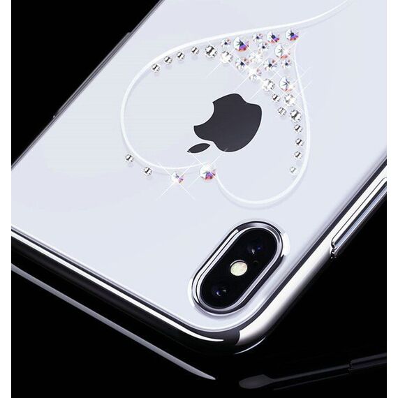 Kingxbar Wish Series case decorated with original Swarovski crystals iPhone 11 Pro black | Techbox