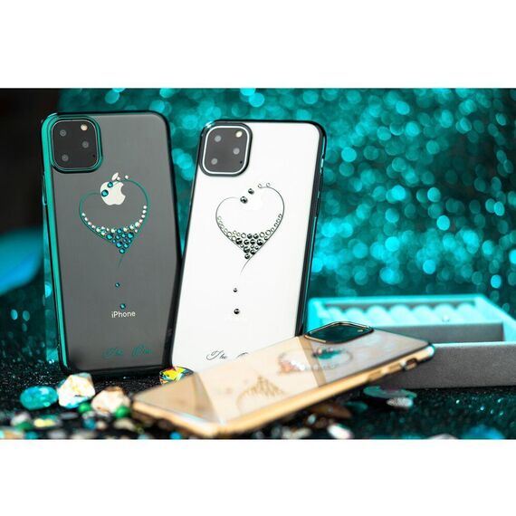 Kingxbar Wish Series case decorated with original Swarovski crystals iPhone 11 Pro black | Techbox