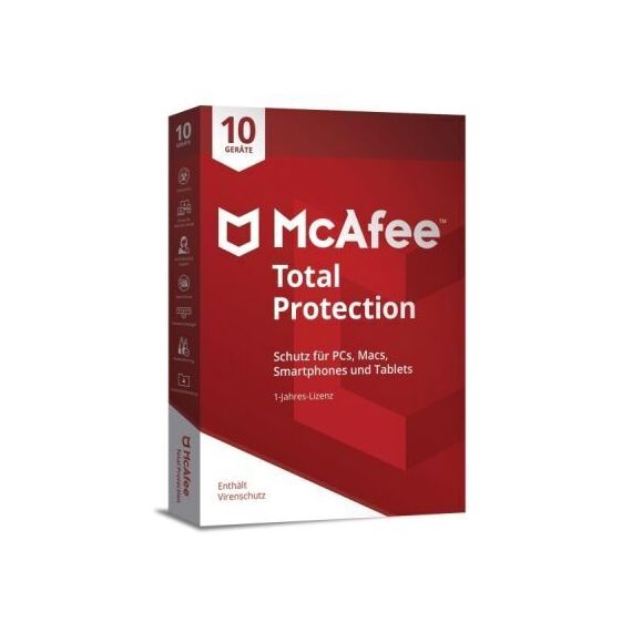 McAfee Total Protection (Τελευταία Έκδοση) (10 Device -1 Year), Ηλεκτρονική Άδεια | Techbox