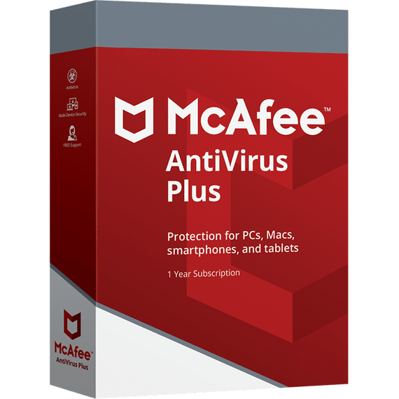 McAfee Antivirus Plus (Τελευταία Έκδοση) 1 PC - 1 Year Ηλεκτρονική Άδεια | Techbox