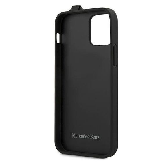 Mercedes MEHCP12LLSSBK iPhone 12 Pro Max 6,7" Black hardcase Strap Line | Techbox