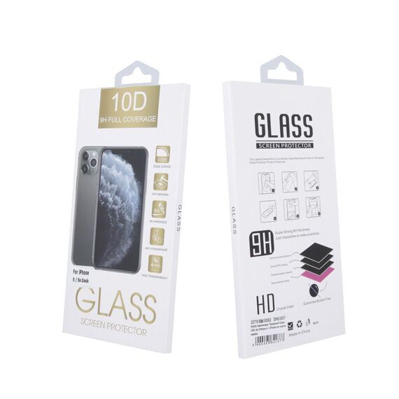 Tempered glass 10D for iPhone 14 Pro 6,1" black frame - Apple iPhone - Screen & Camera Protection - Techbox