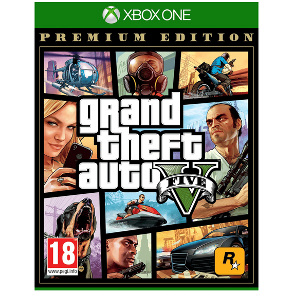 Grand Theft Auto V (GTA 5) Premium Edition / Xbox One - Xbox One - Xbox One - Games - Rockstar - First Person Shooter - Third...