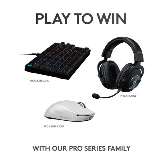 Logitech - PRO X SUPERLIGHT Wireless Gaming Mouse - WHITE / Computers - Mice - Keyboards & Mice - Techbox