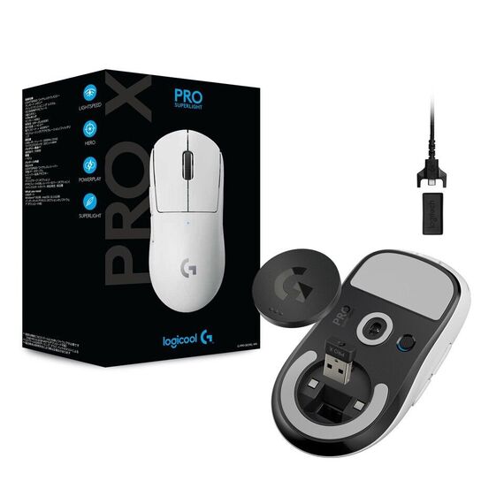 Logitech - PRO X SUPERLIGHT Wireless Gaming Mouse - WHITE / Computers - Mice - Keyboards & Mice - Techbox
