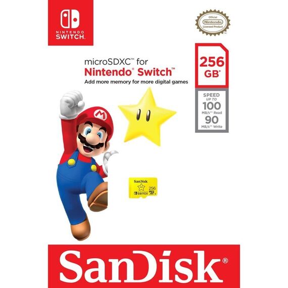 Sandisk - MicroSDXC Nintendo Switch 256GB / Electronics - Electronics - Accessories - Memory Cards - Micro SD - Λεπτομέρειες ...