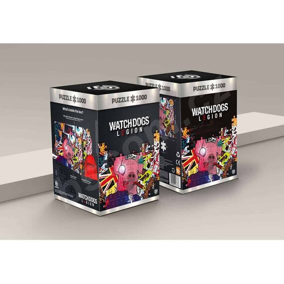 WATCH DOGS LEGION: PIG MASK PUZZLES 1000 pcs / Fan Shop and Merchandise - Videogames - Toys and games - Product details