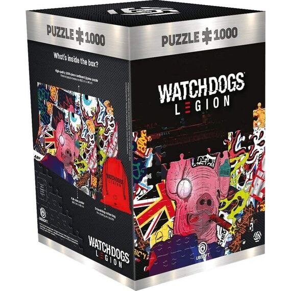 WATCH DOGS LEGION: PIG MASK PUZZLES 1000 pcs / Fan Shop and Merchandise - Videogames - Toys and games - Product details