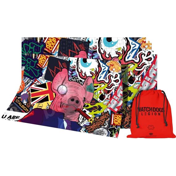 WATCH DOGS LEGION: PIG MASK PUZZLES 1000 pcs / Fan Shop and Merchandise - Videogames - Toys and games - Product details