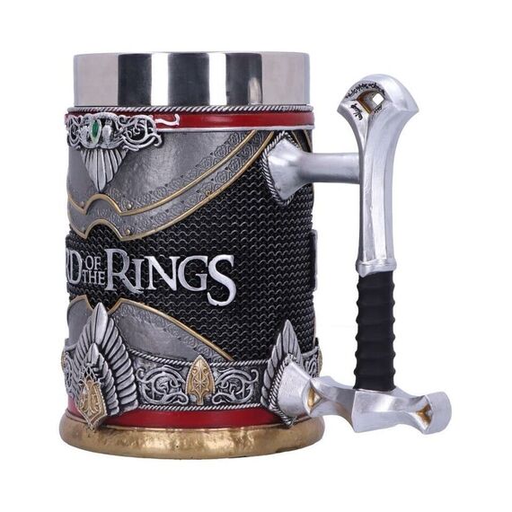 Lord of the Rings Aragorn Tankard 15.5cm / Fan Shop and Merchandise |  Techbox