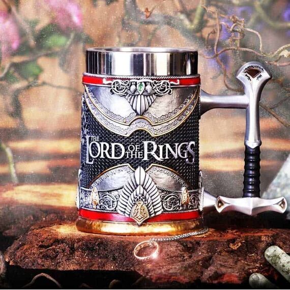 Lord of the Rings Aragorn Tankard 15.5cm / Fan Shop and Merchandise |  Techbox