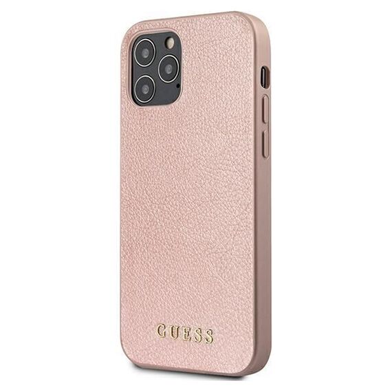 Guess GUHCP12LIGLRG iPhone 12 Pro Max 6,7" rÃ³Å¼owo-zÅ‚oty/rose gold hardcase Iridescent - Apple Cases - Cases - Techbox