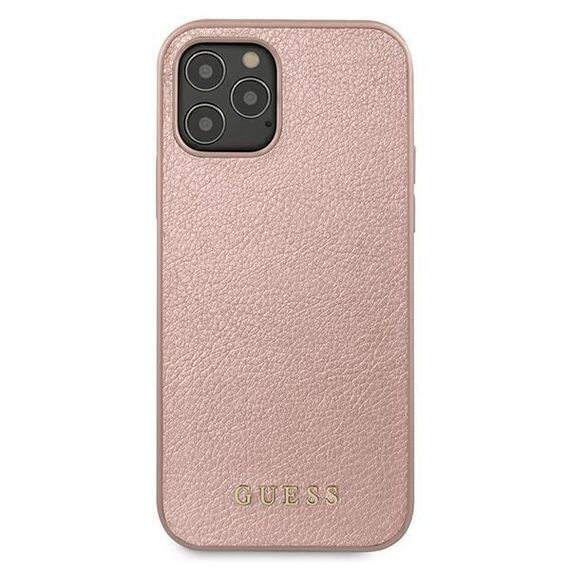 Guess GUHCP12LIGLRG iPhone 12 Pro Max 6,7" rÃ³Å¼owo-zÅ‚oty/rose gold hardcase Iridescent - Apple Cases - Cases - Techbox