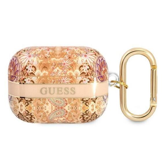 Guess GUAPHHFLD AirPods Pro cover gold / gold Paisley Strap Collection - Smartphone Accessories - Cables & Accessories - Techbox