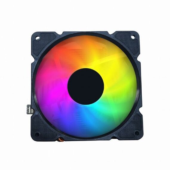 Gembird CPU-HURACAN-ARGB-X140 CPU cooling fan, 12 cm, 100 W, multicolor LED, 4 pin | Techbox