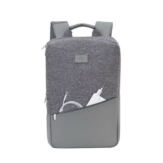 Rivacase 7960 notebook case 39.6 cm (15.6") Backpack case Grey - Bags & Backpacks - Laptop Accessories - Techbox
