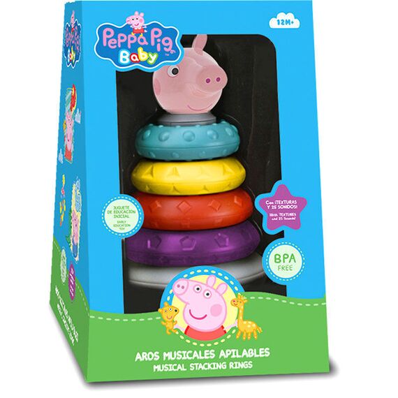 Peppa Pig stackable hoops - GAMES & TOYS|TOYS