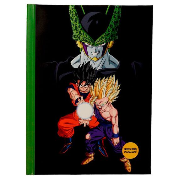 Dragon Ball Z Cell Final Battle notebook with lights - STATIONERY / SCHOOL|NOTEBOOKS
