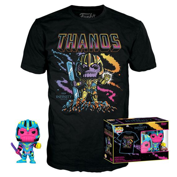Set figure POP & Tee Marvel Infinity Saga Thanos Exclusive - Funko POP - Collectibles - Techbox